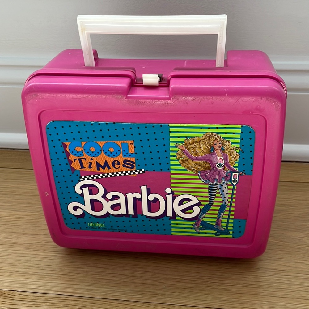 Barbie Matel vintage Thermos lunchbox 1989